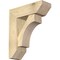 Ekena Millwork Westlake Slat Rough Sawn Bracket w/ Offset Brace, Douglas Fir, 8"W x 24"D x 28"H BKT0806X24X28WTL06RDF - alternate 1